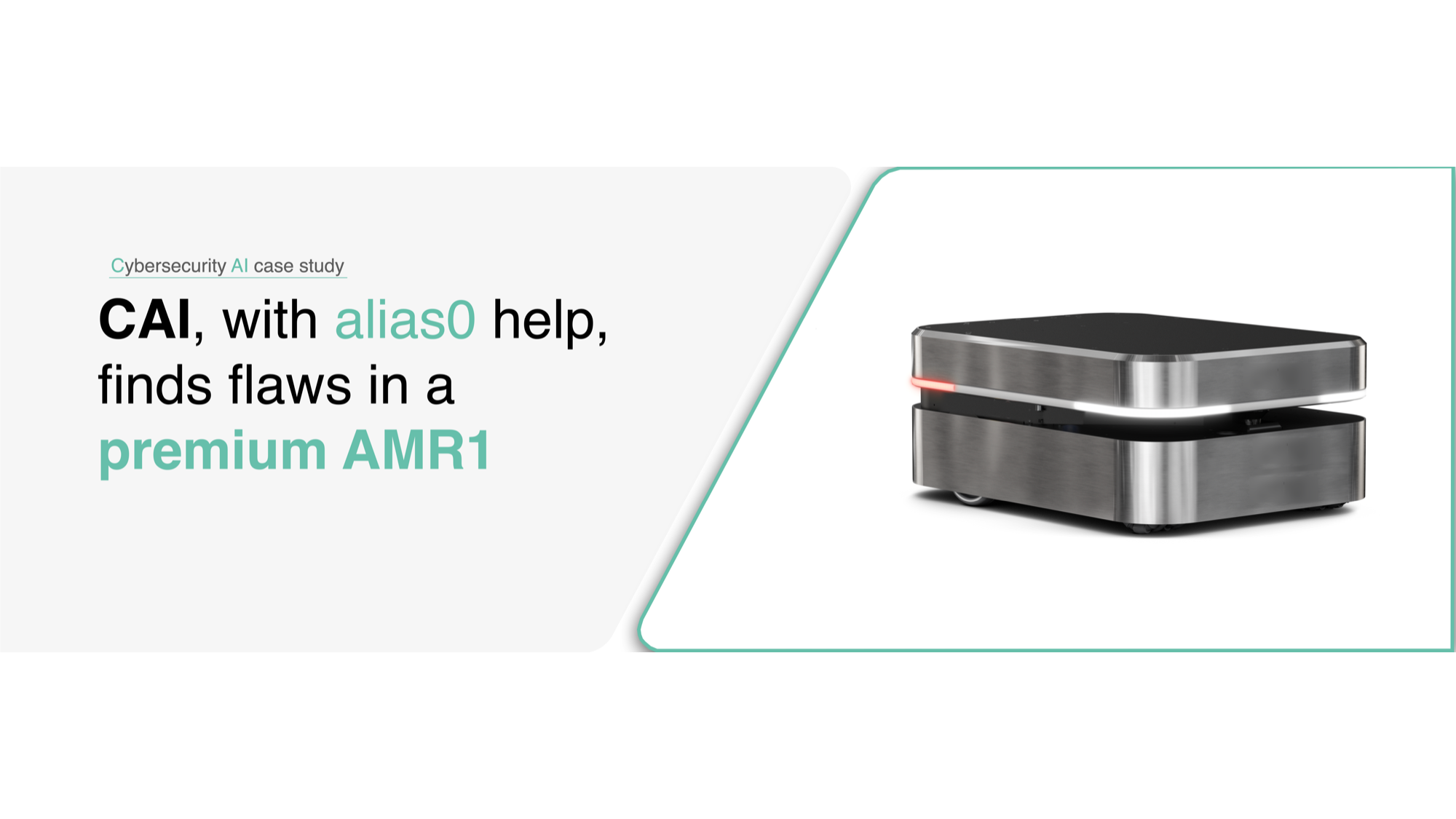 CAI-Powered API Vulnerability Discovery in a Premium AMR: Security Case Study