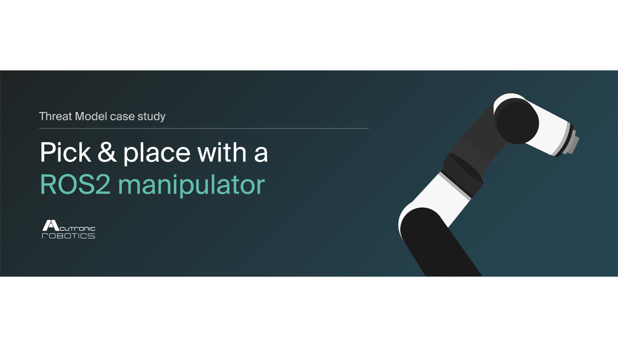 Threat Modeling the MARA Robot: A Native ROS 2 Security Case Study